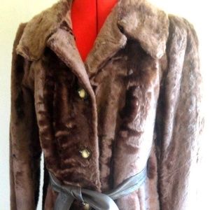 RARE VTG FLEMINGTON FURS Women's CALFSKIN COAT